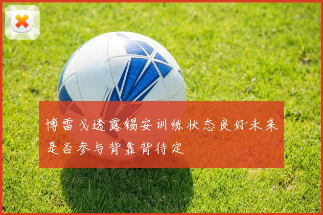 博雷戈透露锡安训练状态良好未来是否参与背靠背待定